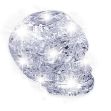 Пазл 3D BONDIBON ВВ5231 Магия кристаллов. Череп, с подсветкой, 50 деталей