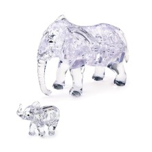 Пазл 3D CRYSTAL PUZZLE Два слона Пазл 3D CRYSTAL PUZZLE Два слона