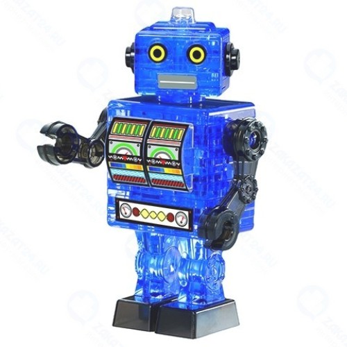 Пазл 3D CRYSTAL PUZZLE Робот cиний