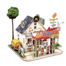 Пазл 3D REZARK AMER-001 Автозаправочная станция