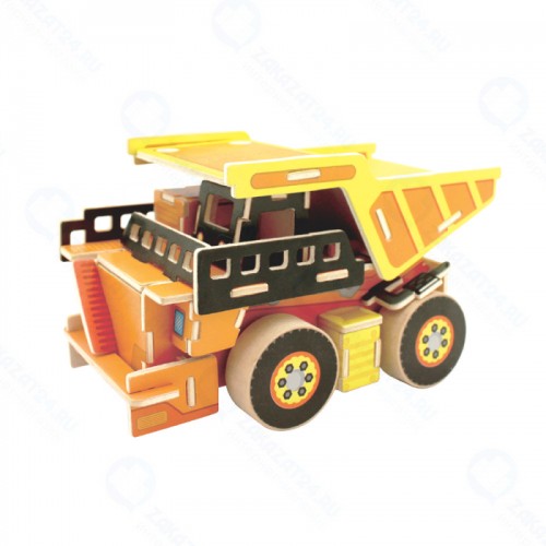 Пазл 3D REZARK RT-003 Самосвал, 54 элемента