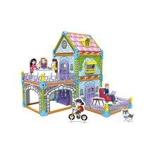 3D пазл-раскраска SYNERGY Загородный Домик 124 детали 3D пазл-раскраска SYNERGY Загородный Домик 124 детали