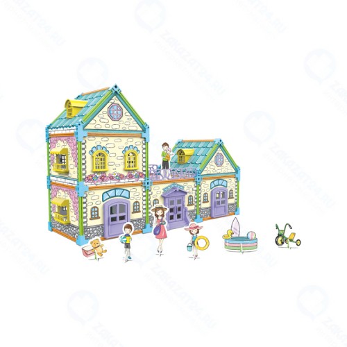 3D пазл-раскраска SYNERGY Загородный Домик 149 деталей