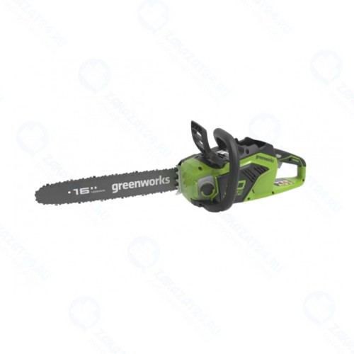 Цепная пила аккумуляторная GreenWorks GD40CS18, 40V, 40 см, бесщеточная, до 1,8 КВТ, без АКБ и ЗУ