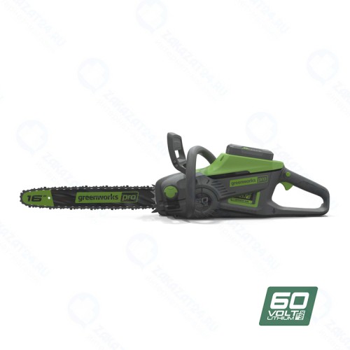 Цепная пила аккумуляторная GreenWorks GD60CS40, 60V, 40 см, бесщеточная, без АКБ и ЗУ