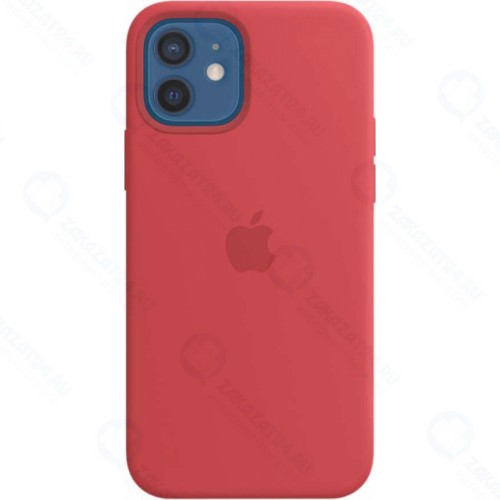 Чехол APPLE MagSafe для iPhone 12/12 ProSilicone Case with MagSafe - (PRODUCT)RED