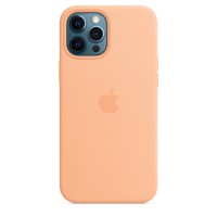 Чехол Apple iPhone 12 Pro Max Silicone Case with MagSafe для IPhone 12 Pro Max светло-абрикосового цвета