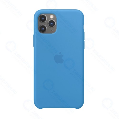 Чехол для Apple iPhone 11 Pro Max Silicone Case - Surf Blue