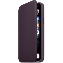 Кожанный чехол Apple Leather Case для iPhone 11 Pro, спелый баклажан Кожанный чехол Apple Leather Case для iPhone 11 Pro, спелый баклажан