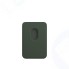 Кожаный чехол-бумажник Apple MagSafe для iPhone, цвет «зелёная секвойя»