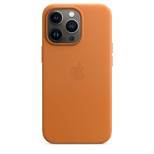 Кожаный чехол APPLE MagSafe для iPhone 13 Pro цвета «золотистая охра»