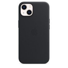 Кожаный чехол APPLE MagSafe для iPhone 13, цвет «тёмная ночь»