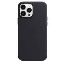 Кожаный чехол Apple MagSafe для iPhone 13 Pro Max, цвет «тёмная ночь»
