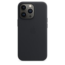 Кожаный чехол Apple MagSafe для iPhone 13 Pro, цвет «тёмная ночь»