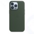 Кожаный чехол Apple MagSafe для iPhone 13 Pro, цвет «зелёная секвойя»