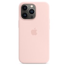 Силиконовый чехол APPLE MagSafe для IPhone 13 Pro цвета «розовый мел»