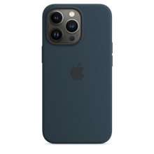 Силиконовый чехол Apple MagSafe для iPhone 13 Pro, цвет «синий омут»