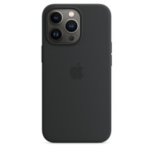 Силиконовый чехол Apple MagSafe для iPhone 13 Pro, цвет «тёмная ночь»