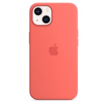 Силиконовый чехол Apple MagSafe для iPhone 13, цвет «розовый помело»