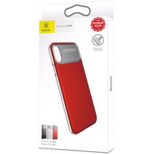 Чехол Baseus Slim Lotus Case For IPhone X Красный Чехол Baseus Slim Lotus Case For IPhone X Красный