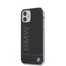 Чехол CG-MOBILE BMW для iPhone 12 mini Signature Liquid silicone Laser logo чёрный