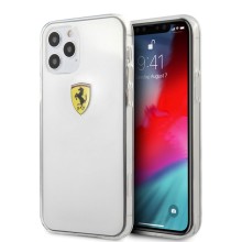 Чехол CG-MOBILE Ferrari для iPhone 12 Pro Max On-Track PC/TPU Printed logo Hard Transparent