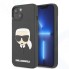 Чехол CG-MOBILE Lagerfeld 3D RUBBER CASE KARL HEAD для iPhone 13, черный