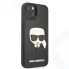 Чехол CG-MOBILE Lagerfeld 3D RUBBER CASE KARL HEAD для iPhone 13, черный