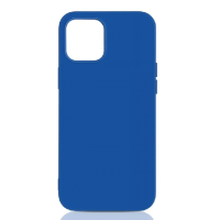 Силиконовый чехол с микрофиброй для iPhone 12/12 Pro DF iOriginal-05 (blue)