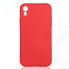 Силиконовый чехол с микрофиброй для iPhone XR DF iOriginal-07 (red)
