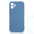Силиконовый чехол MagSafe с микрофиброй для iPhone 12 DF iMagnetcase-02 (blue)