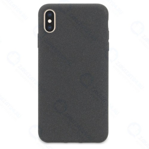 Чехол-накладка DYP Liquid Pebble для Apple iPhone XS Max чёрный