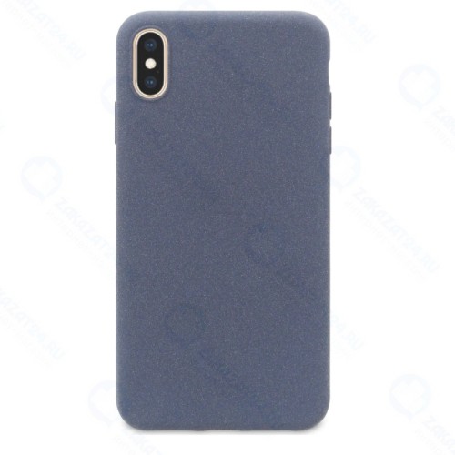 Чехол-накладка DYP Liquid Pebble для Apple iPhone XS Max тёмно-синий