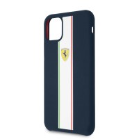 Чехол GUESS Ferrari для iPhone 11 Pro силиконовый, синий