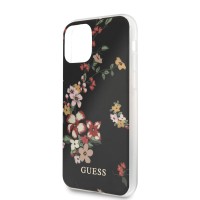 Чехол Guess Flowers для iPhone 11 Pro, чёрный