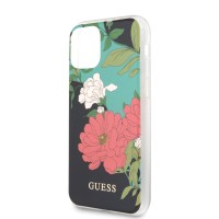 Чехол Guess Flowers для iPhone 11 Pro Max, контрастный