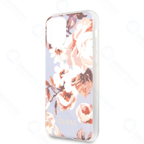 Чехол Guess Flowers для iPhone 11 Pro, светлый