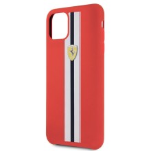 Чехол GUESS Ferrari для iPhone 11 Pro Max силиконовый, красный Чехол GUESS Ferrari для iPhone 11 Pro Max силиконовый, красный