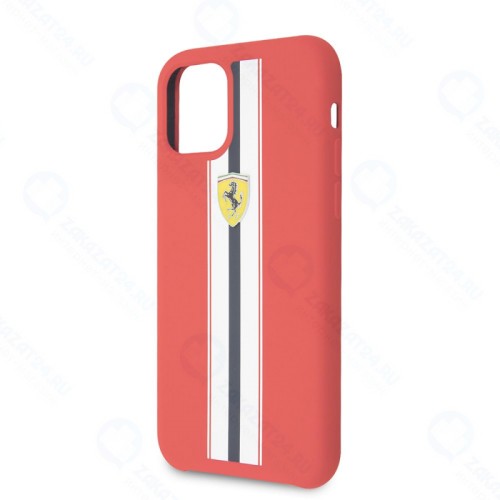 Чехол GUESS Ferrari для iPhone 11 Pro силиконовый, красный