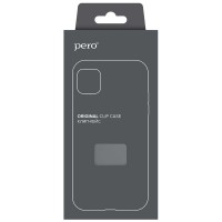Клип-кейс PERO силикон для Apple iPhone 13 mini прозрачный