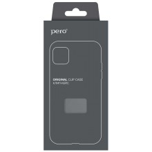 Клип-кейс PERO софт-тач для Apple iPhone 13 mini черный