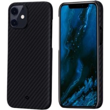 Чехол Pitaka MagEZ Case для iPhone 12 Mini , черно-серый , кевлар (арамид) Чехол Pitaka MagEZ Case для iPhone 12 Mini , черно-серый , кевлар (арамид)