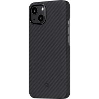 Чехол Pitaka MagEZ Case 2 для iPhone 13 6.1", черно-серый, кевлар (арамид)