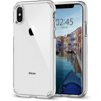 Чехол Spigen Ultra Hybrid, crystal clear - iPhone XS/X