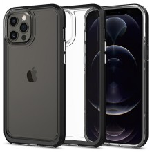 Чехол Spigen Neo Hybrid Crystal, black- iPhone 12 Pro Max