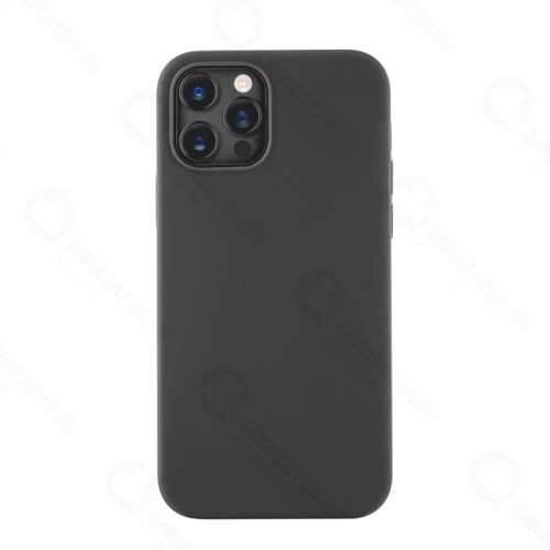 Чехол защитный uBear MagSafe для iPhone 12 Pro Max, силикон, черный