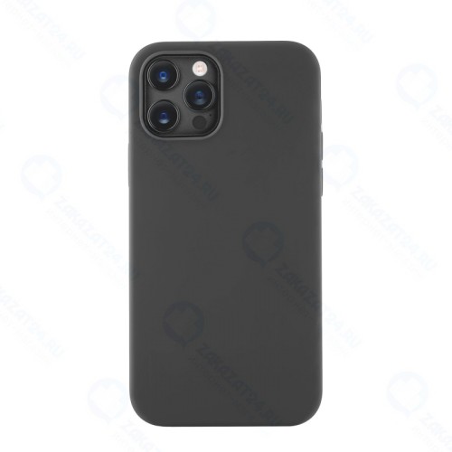 Чехол uBear для iPhone 12 Pro Max, Touch Case (Liquid Silicone), черный