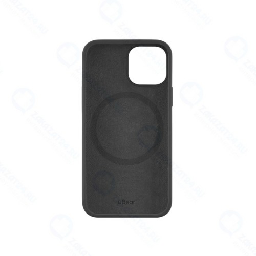 Чехол uBear Touch Mag Case (Liquid silicone) для iPhone 13 mini, MagSafe Compatible, черный