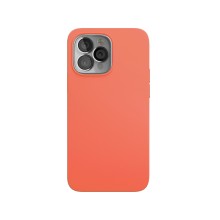 Чехол защитный vlp Silicone case для iPhone 13 Pro, коралловый