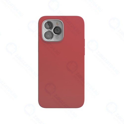 Чехол защитный vlp Silicone case для iPhone 13 Pro, красный